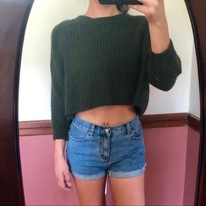 American Eagle cropped sweater